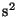 $ \rm {s}^2$
