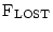 ${\rm F_{LOST}}$