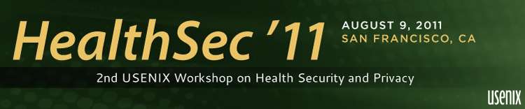 HealthSec '11 Banner