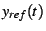 $y_{ref}(t)$
