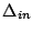$\Delta_{in}$