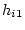 $ h_{i1}$