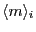 $ \langle m \rangle_i$
