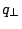 $ q_{\bot}$