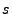 $ s$