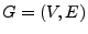 $G = (V, E)$