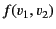 $ f(v_1, v_2)$