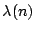 $\lambda(n)$