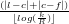 (|l-c|+ |c-f|)
--⌊log(kR)⌋--