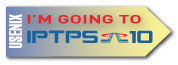 I'm going to IPTPS '10 button