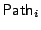 $ \mathsf{Path}_i$