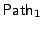 $ \mathsf{Path}_1$