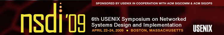 NSDI '09 Banner