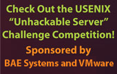 USENIX 'Unhackable Server' Challenge