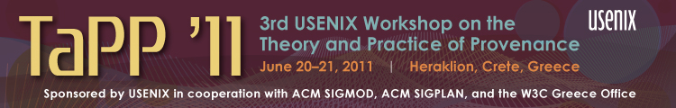 USENIX TaPP '11 Banner