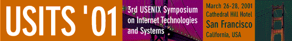 USITS '01, March 26-28, 2001, San Francisco, California