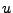 $ {u}$