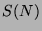 $S(N)$