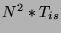 $N^2*T_{is}$