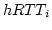 $ hRTT_i$
