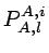 $P_{A,l}^{A,i}$