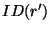 $ ID(r^\prime)$