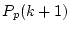 $ P_p(k+1)$