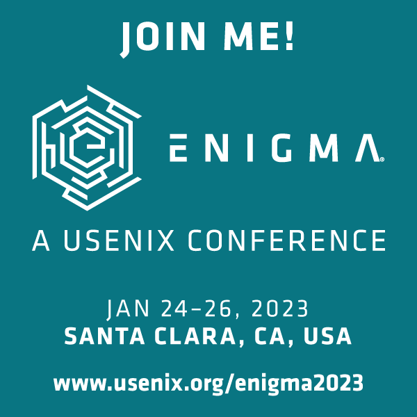 Join Me at Enigma 2023 button