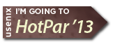 I'm going to HotPar '13 button