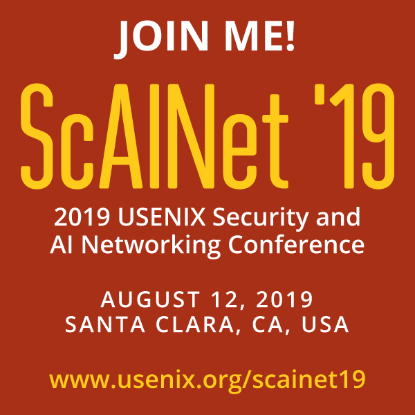 Join Me at ScAINet '19 button