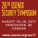 USENIX Security '17 button