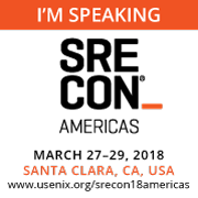 SREcon18 Americas I'm Speaking button