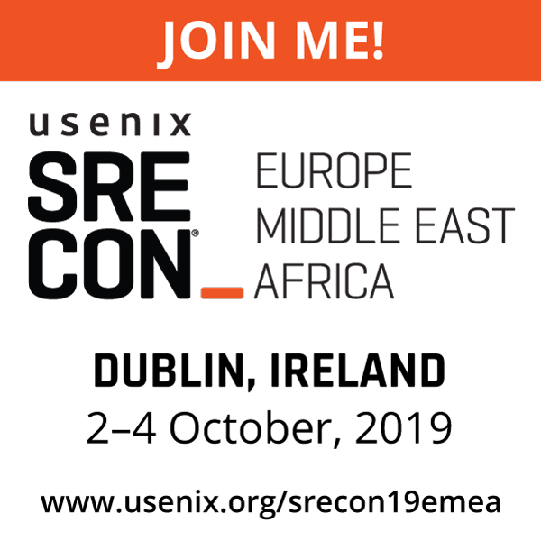 Join Me at SREcon19 Europe/Middle East/Africa button