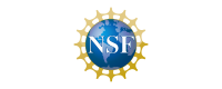 The letters NSF are superimposed on a globe, with sun rays surrounding it.